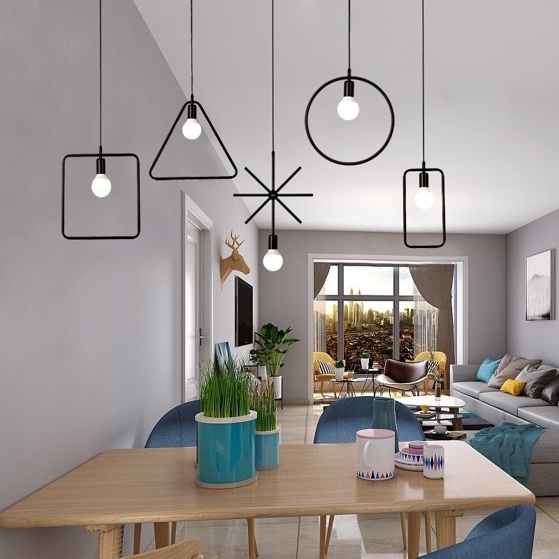 Đèn thả treo Edison trang trí quán cafe