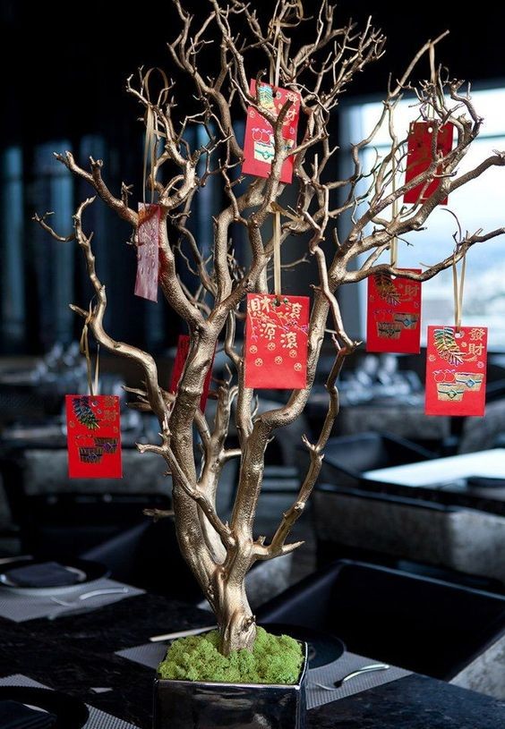 Cây tài lộc handmade ngày Tết