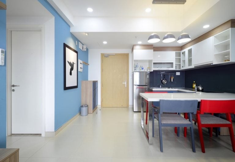 Nội thất tiện nghi nhưng đơn giản