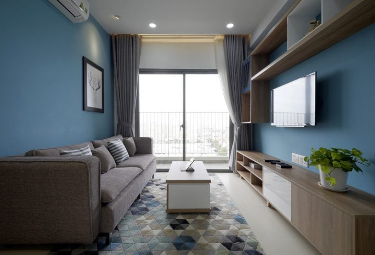 Tone màu xanh nổi bật
