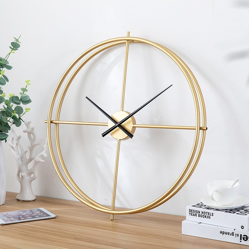 Đồng hồ treo tường Golden Ricos với thiết kế tối giản sang trọng