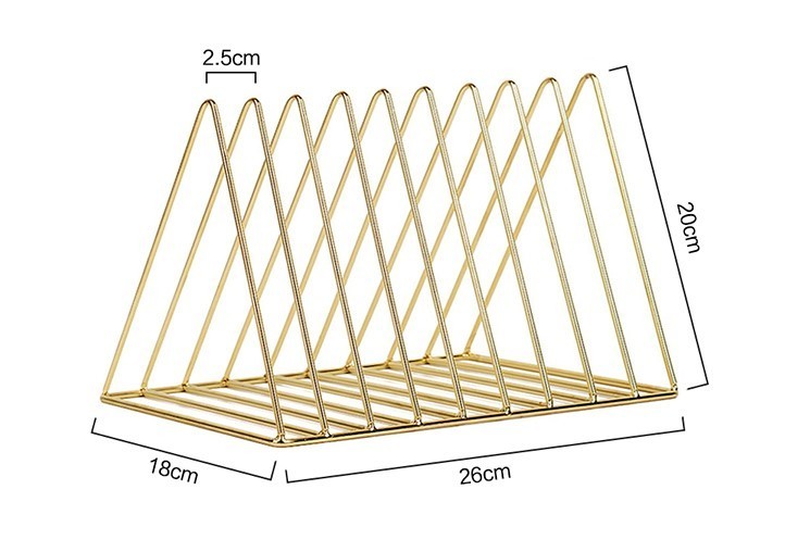 Kích thước giá sách Triangle