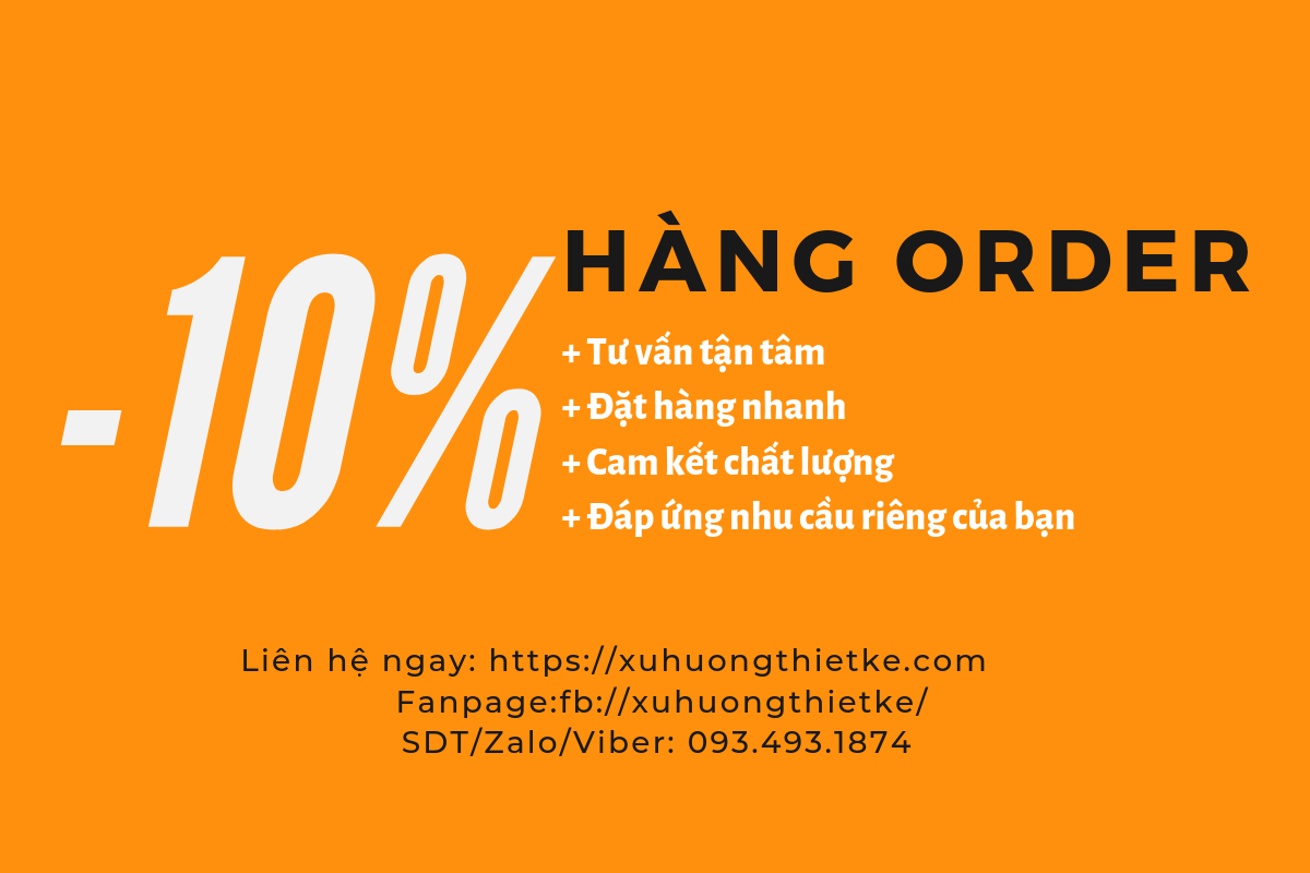 Giảm 10% hàng order