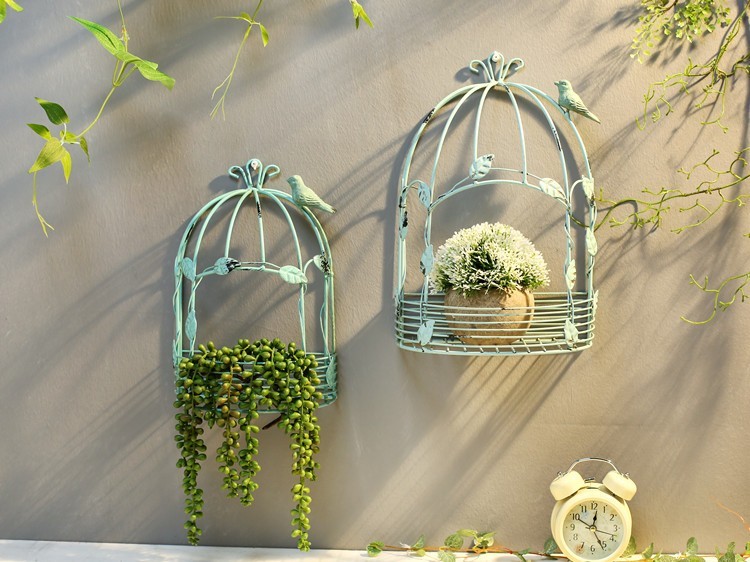 Lồng chim trang trí phong cách zakka