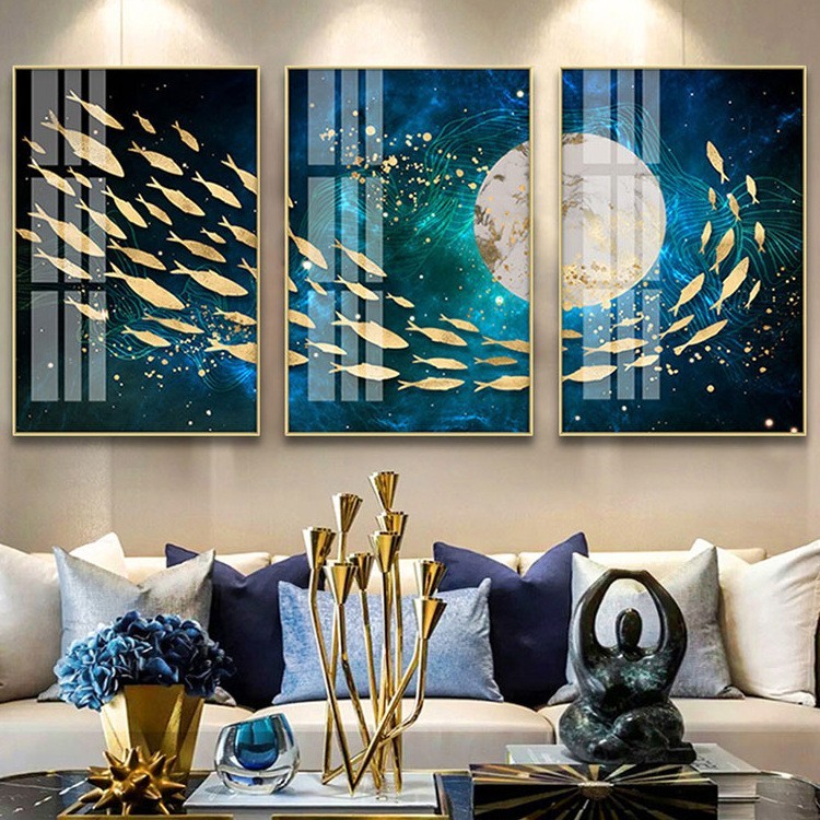 Tranh ghép Moon Fish