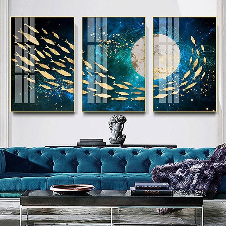 Tranh ghép Moon Fish