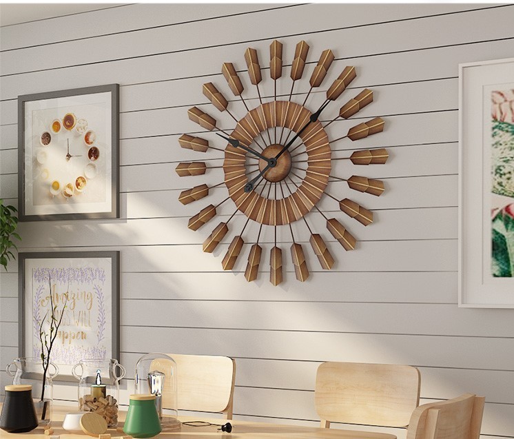 Sự ấm áp và ngọt ngào của đồng hồ treo tường Peaceful Brown