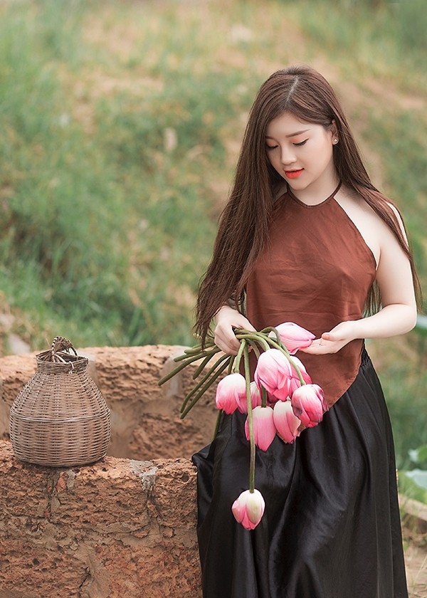 Hoa sen hồng phấn