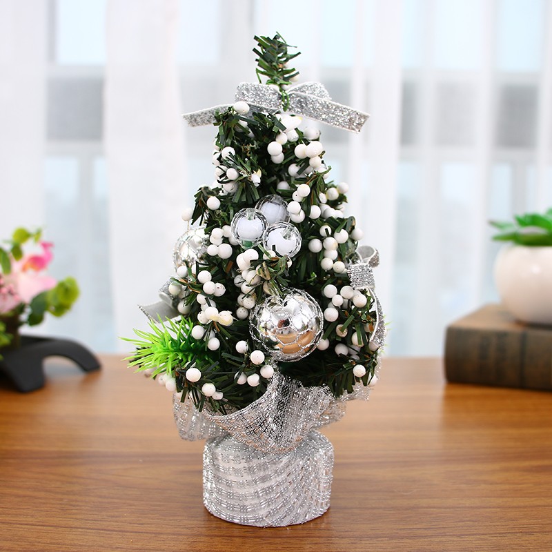 Cây thông mini trang trí bàn làm việc Bạch Kim