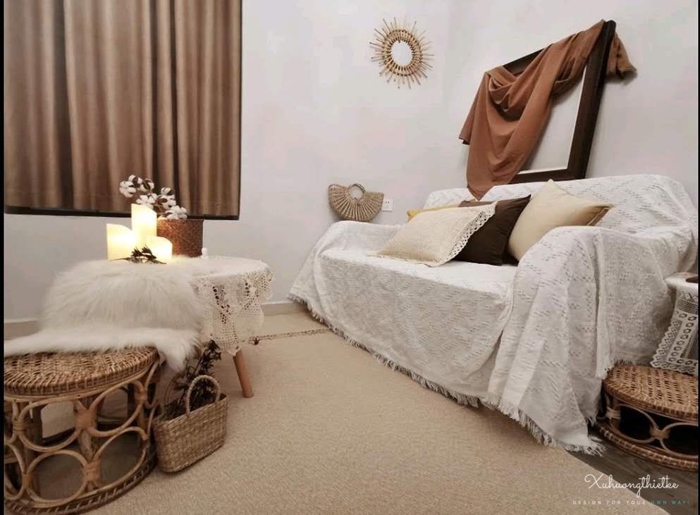 Trang trí gương treo tường trong không gian phòng