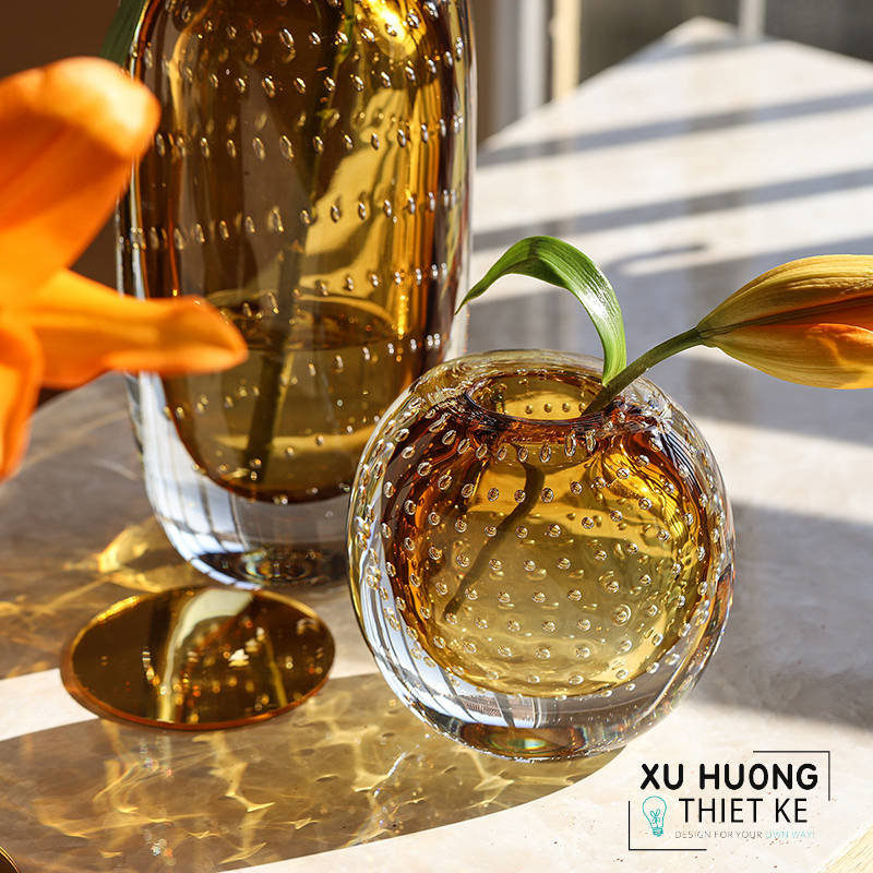 Bình hoa thủy tinh cao cấp Charlise