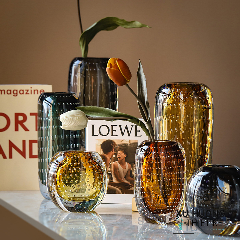 Bình hoa thủy tinh cao cấp Charlise