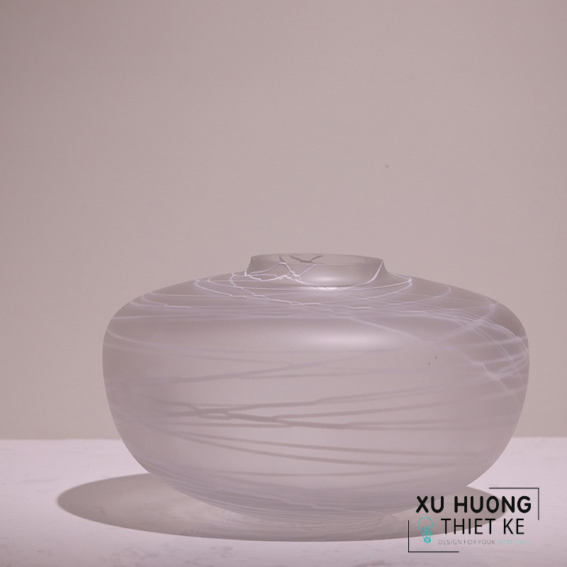 Bình Hoa thủy tinh trong suốt Eglantine