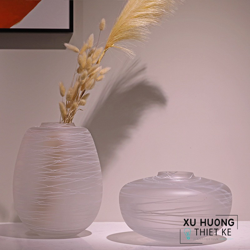 Bình Hoa thủy tinh trong suốt Eglantine