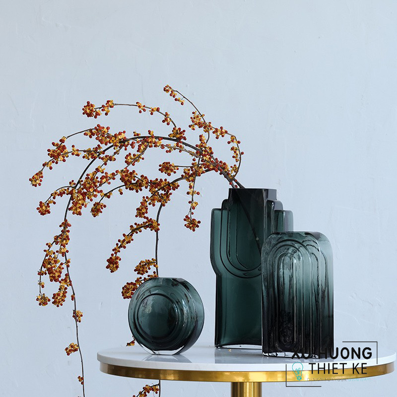 Bình hoa thủy tinh trong suốt Jessamyn