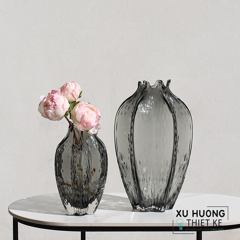 Lọ hoa thủy tinh trong suốt Aldrick