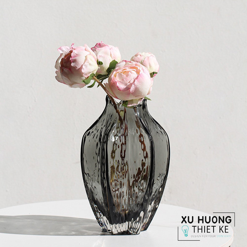 Lọ hoa thủy tinh trong suốt Aldrick