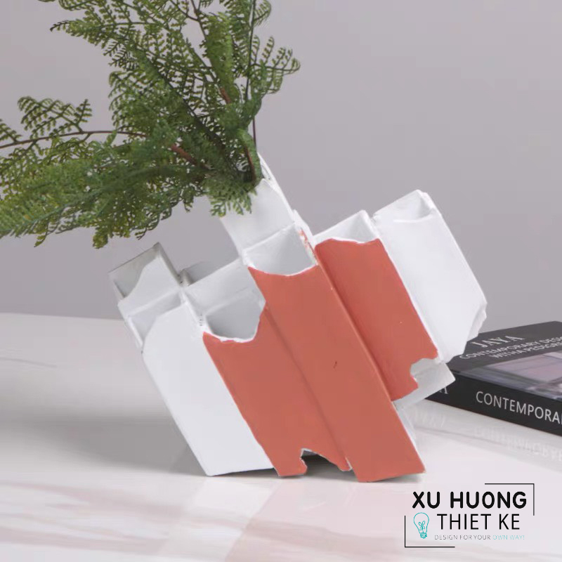 Tượng trang trí bình trừu tượng con thoi