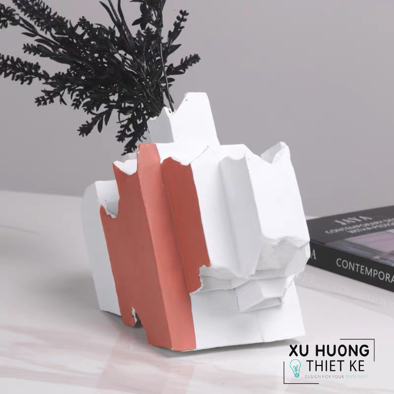 Tượng trang trí bình trừu tượng con thoi