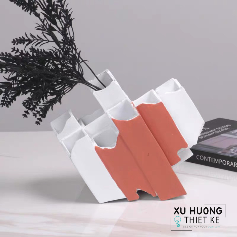 Tượng trang trí bình trừu tượng con thoi