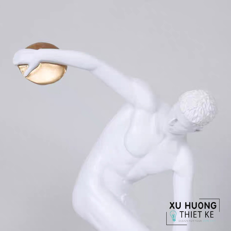 Tượng trang trí người ném đĩa Bắc Âu Darell