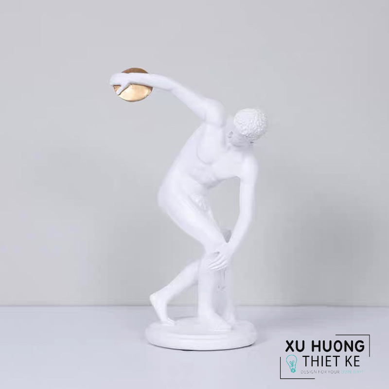 Tượng trang trí người ném đĩa Bắc Âu Darell
