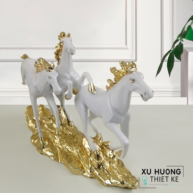 Tượng ngựa phong thủy phi nước đại Cotillard