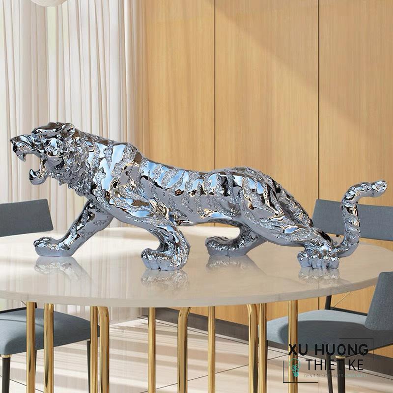 Tượng hổ mạ vàng phong thủy Dietrich