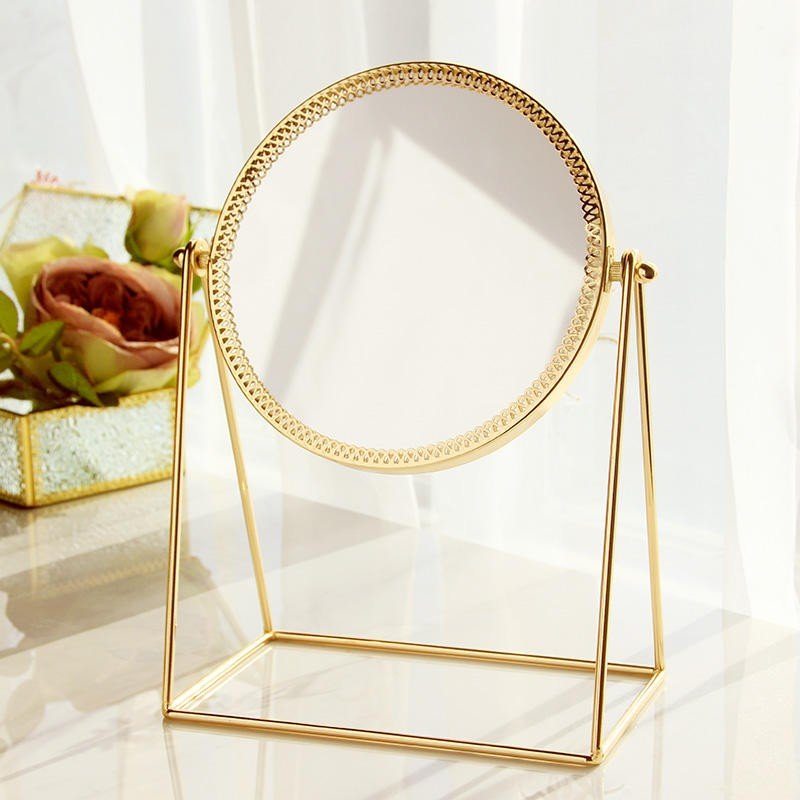 Circle Golden Mirror