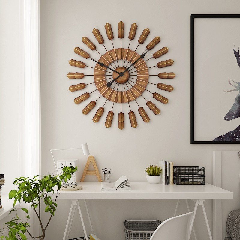Đồng hồ treo tường Peaceful Brown