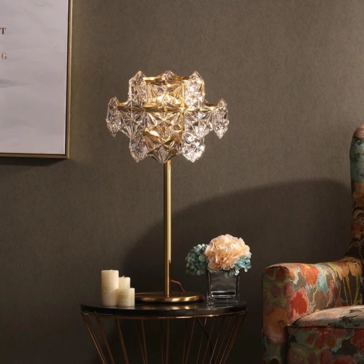 Đèn pha lê Golden Crystal