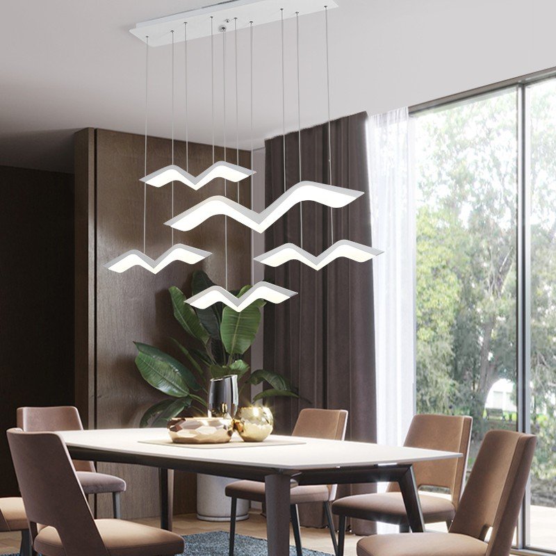 Đèn thả trần Hải Âu lượn biển