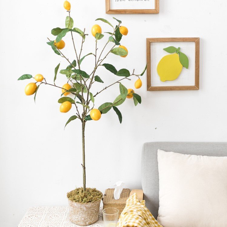 Cây chanh giả trang trí