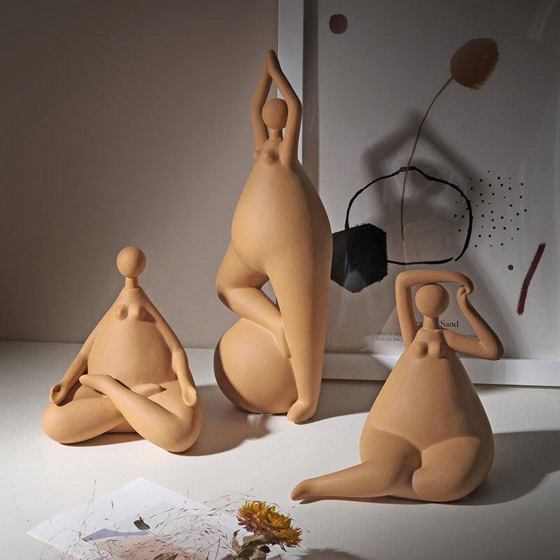 Tượng Yoga trang trí nghệ thuật