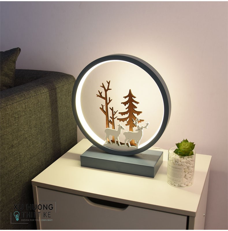 Đèn Tinama điêu khắc nghệ thuật hình hươu
