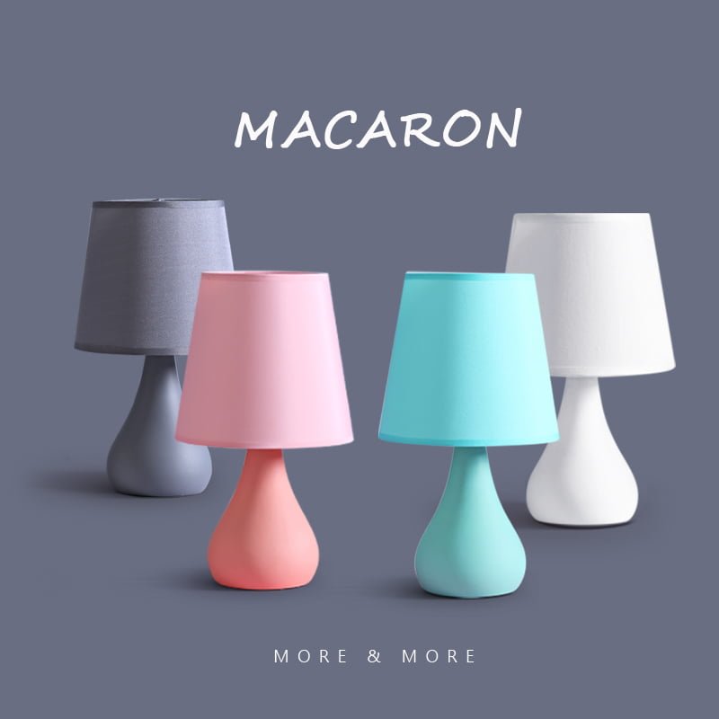 Đèn ngủ đầu giường phong cách Pastel hot trend Hàn Quốc