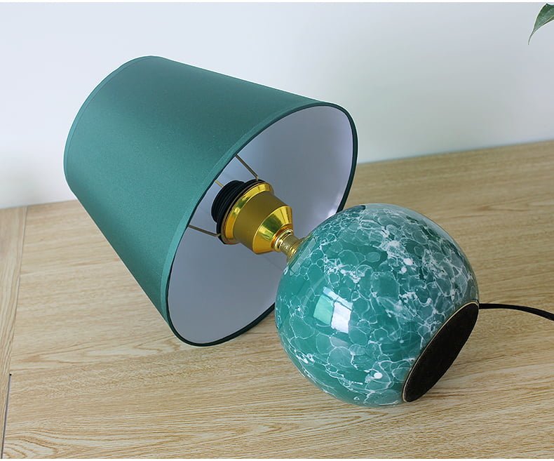 Đèn ngủ vân đá nổi