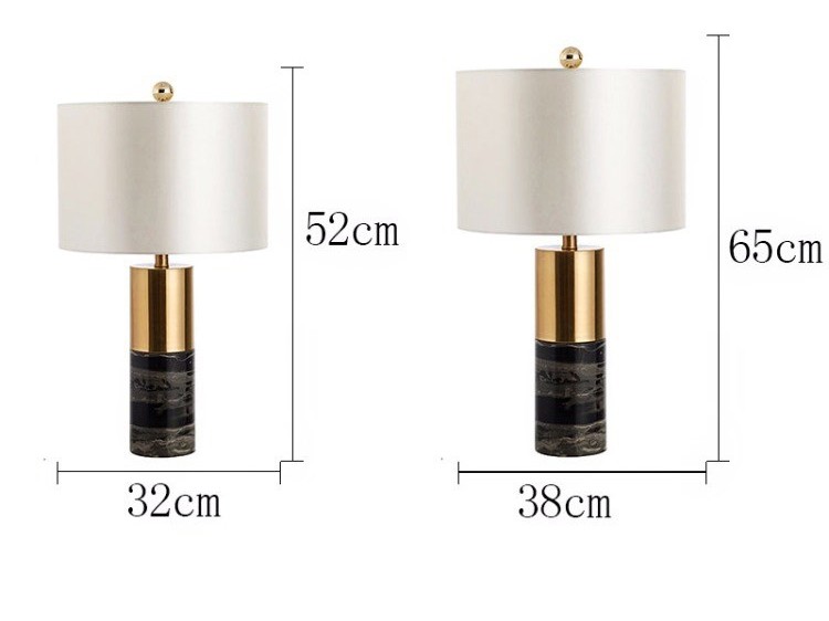 Đèn để bàn Black Marbel