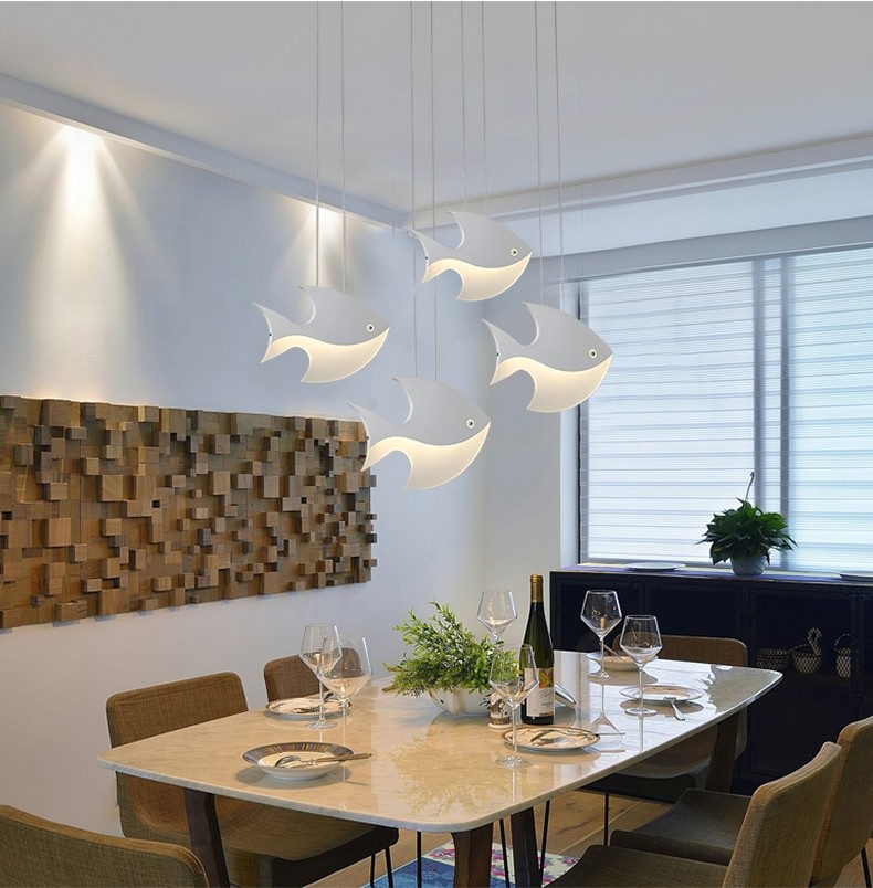 Đèn thả trần Đàn cá tung tăng