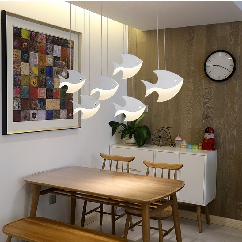 Đèn thả trần Đàn cá tung tăng