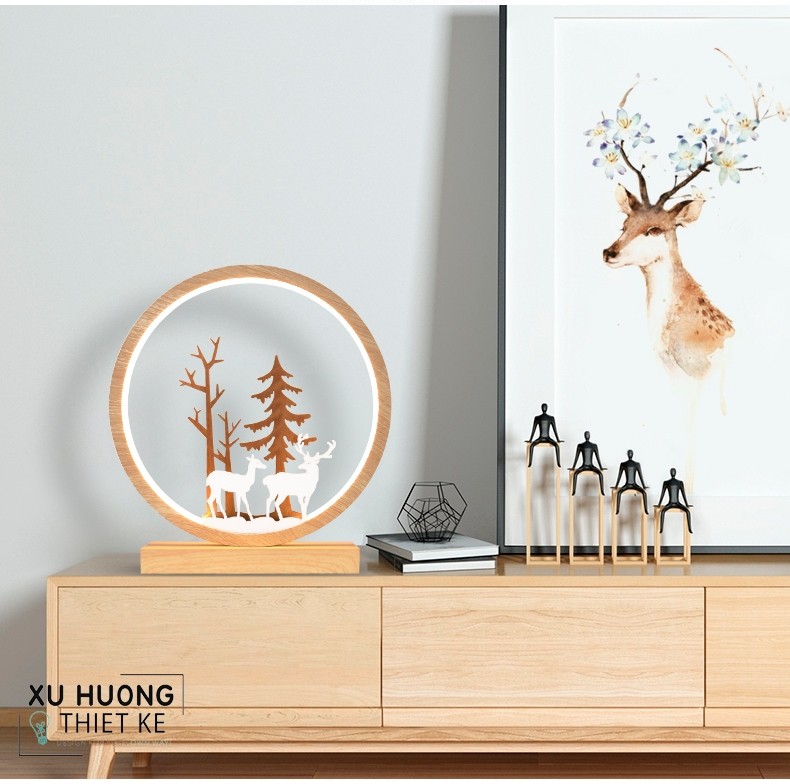 Đèn Tinama điêu khắc nghệ thuật hình hươu