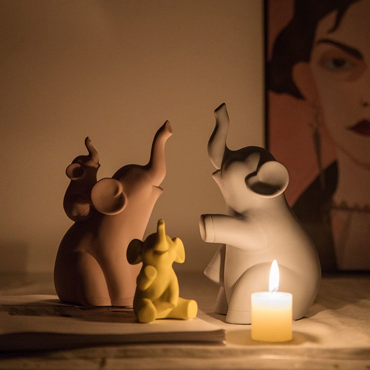 Tượng trang trí Hymalai Elephants