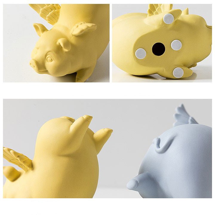 Tượng trang trí 4 chú heo Funny Pigs