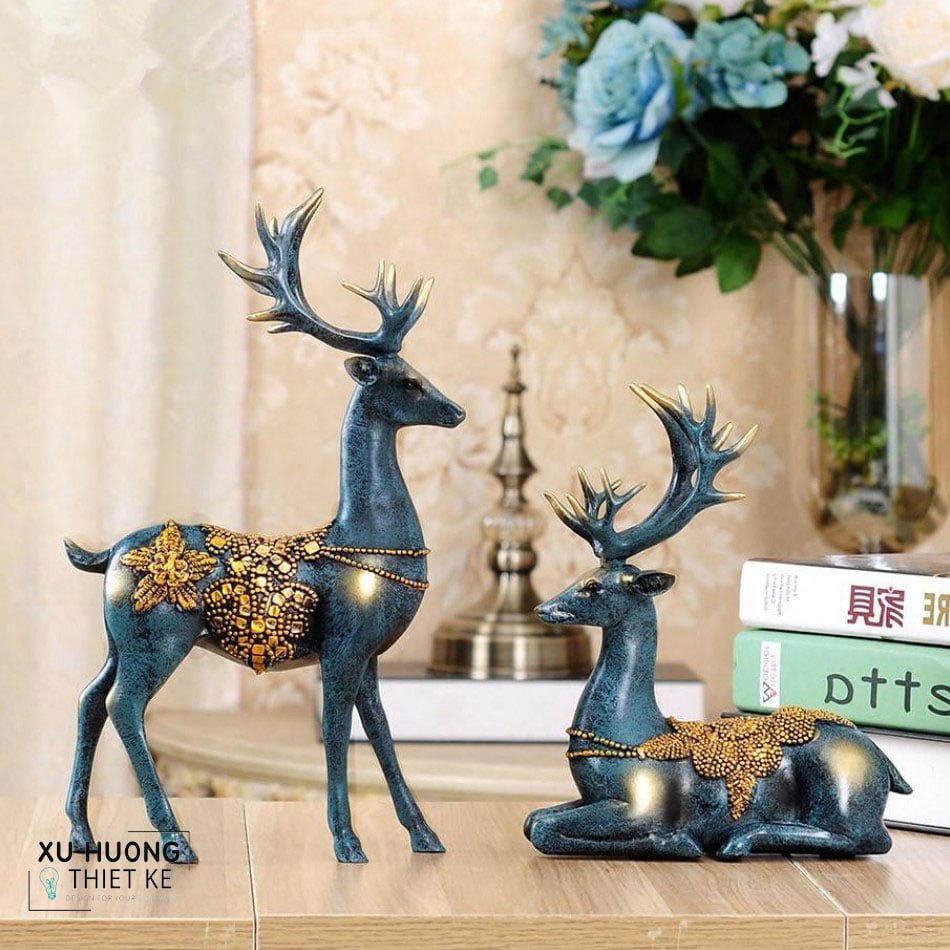 Tượng trang trí Hemia Deer