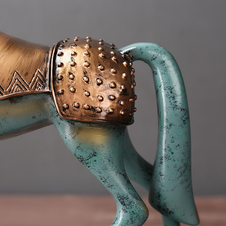 Tượng chiến mã Greek Horse (nâu)