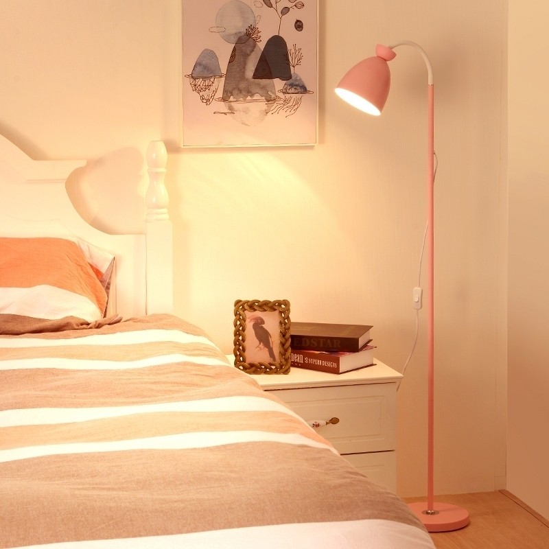 Đèn cây đứng trang trí phòng ngủ Pastel Late (4 màu)