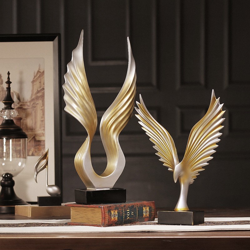 Tượng trang trí Wings Heart