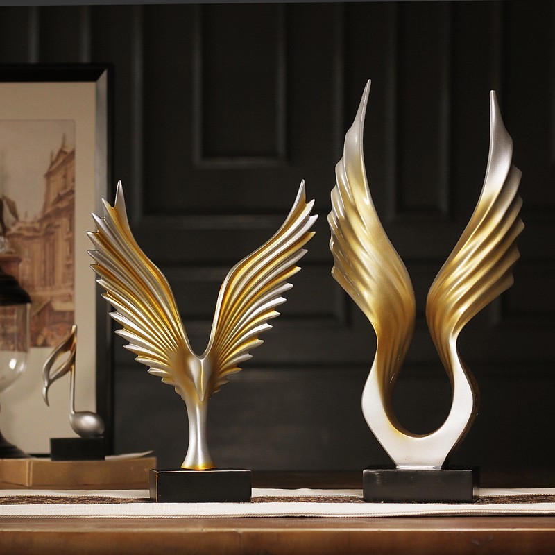 Tượng trang trí Wings Heart