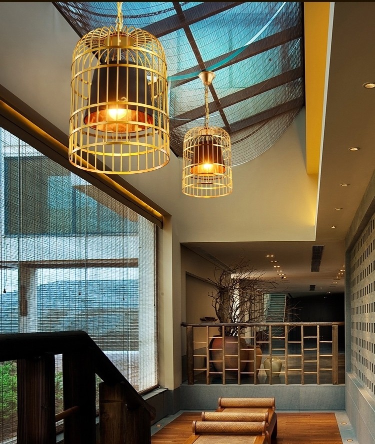 Đèn thả sắt trang trí nghệ thuật Bird Cage