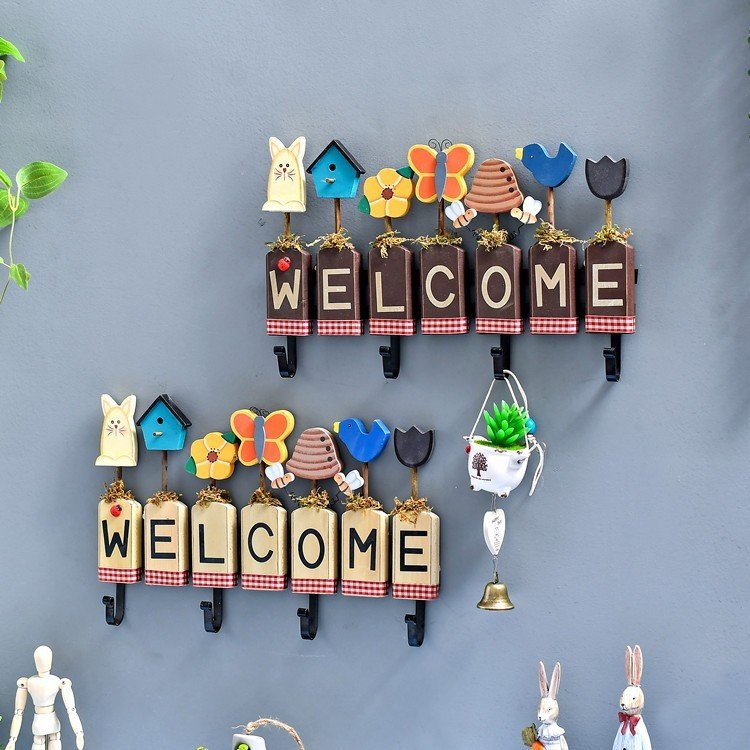 Móc treo cửa Welcome Friends